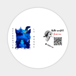 Gringus2000 Romy "Affronter Le Monde" Magnet